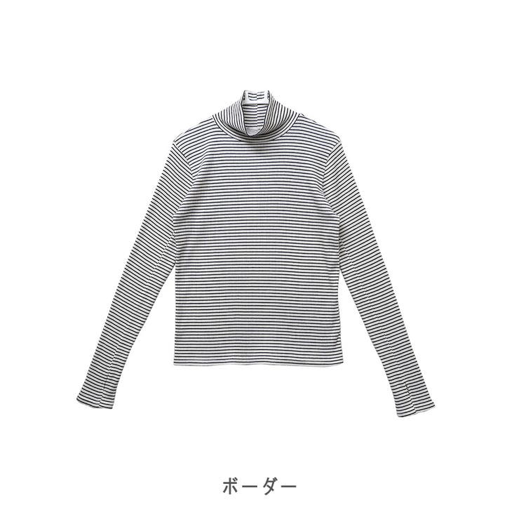【2025AW新作】テレコ長袖サムホール付きタートルネックTシャツ | CLOTHY | 詳細画像59 