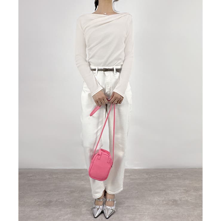 【2025AW新作】テレコ長袖カシュクールTシャツ | CLOTHY | 詳細画像34 