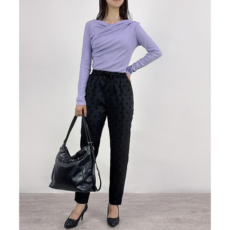 【2025AW新作】テレコ長袖カシュクールTシャツ | CLOTHY | 詳細画像38 