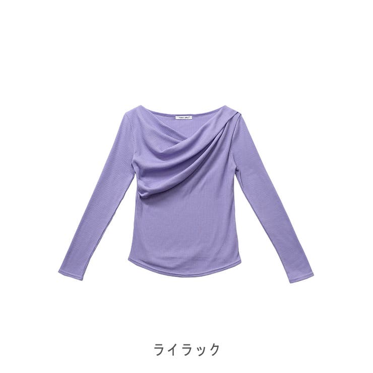 【2025AW新作】テレコ長袖カシュクールTシャツ | CLOTHY | 詳細画像40 