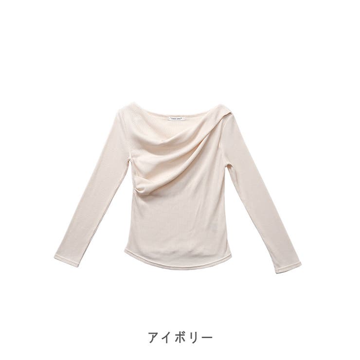 【2025AW新作】テレコ長袖カシュクールTシャツ | CLOTHY | 詳細画像43 