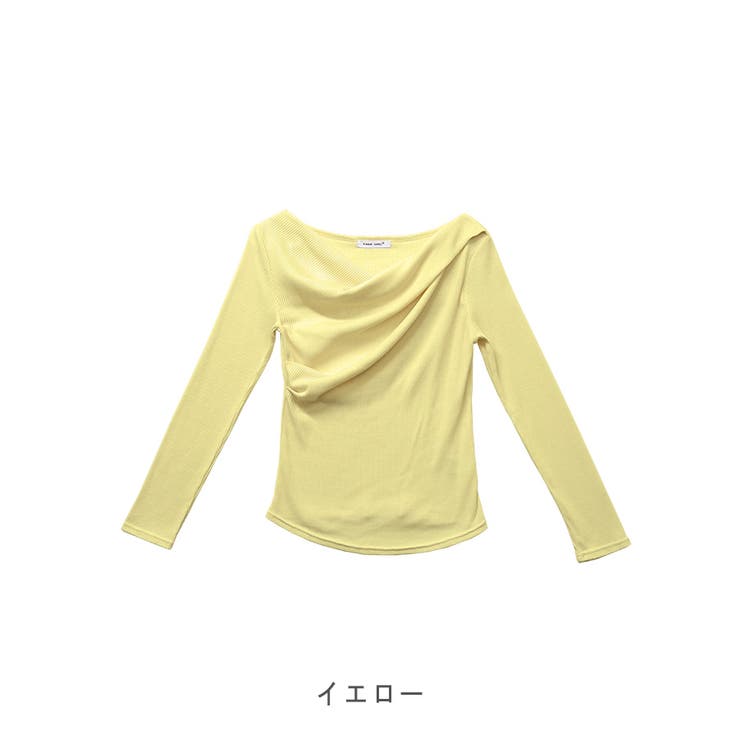 【2025AW新作】テレコ長袖カシュクールTシャツ | CLOTHY | 詳細画像44 