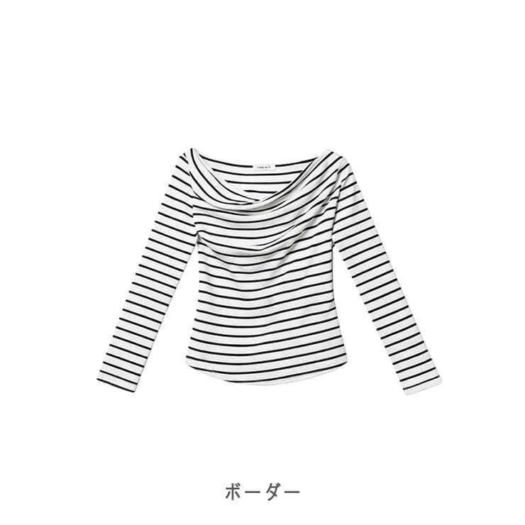 【2025AW新作】テレコ長袖カシュクールTシャツ | CLOTHY | 詳細画像47 