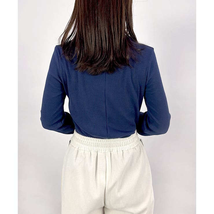 【2025AW新作】テレコ長袖シャーリングTシャツ | CLOTHY | 詳細画像15 