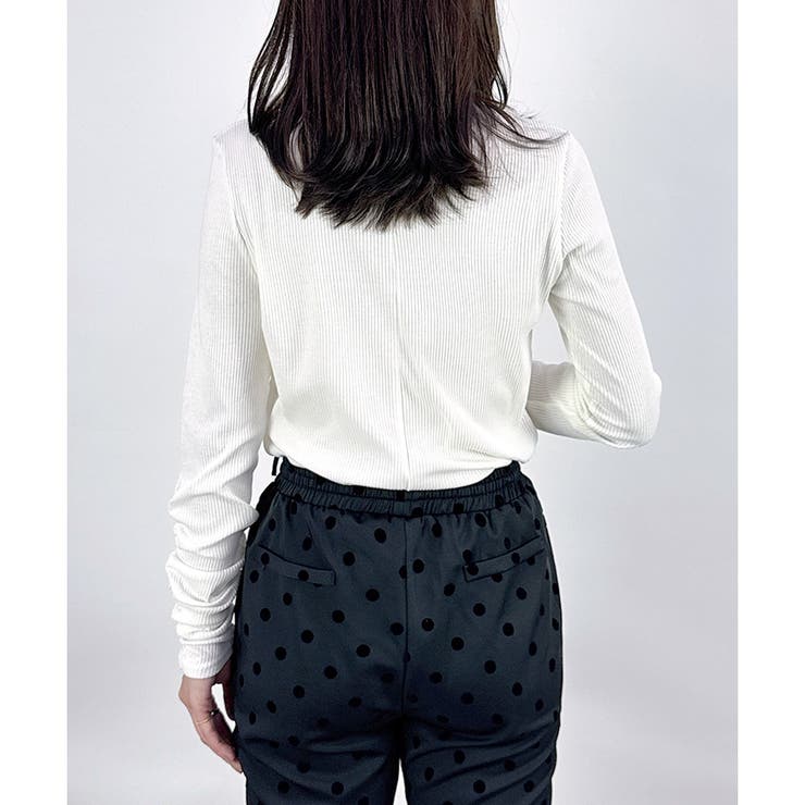 【2025AW新作】テレコ長袖シャーリングTシャツ | CLOTHY | 詳細画像18 