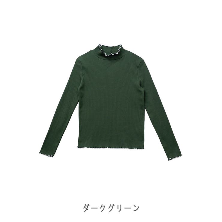 【2025AW新作】テレコ配色メロウハイネックリブロンT | CLOTHY | 詳細画像32 