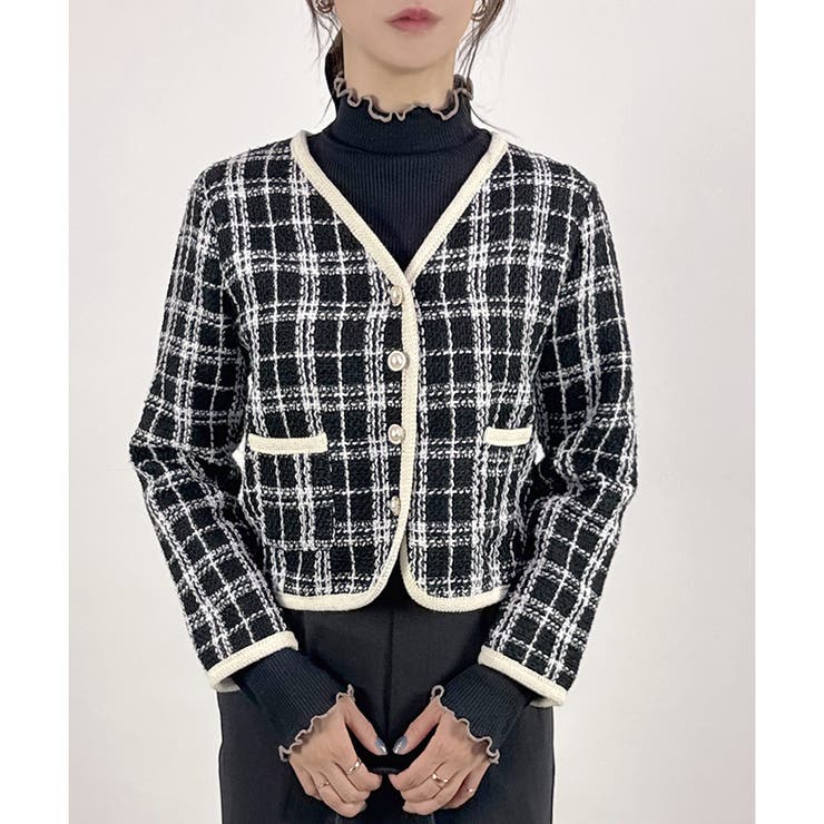 【2025AW新作】テレコ配色メロウハイネックリブロンT | CLOTHY | 詳細画像4 