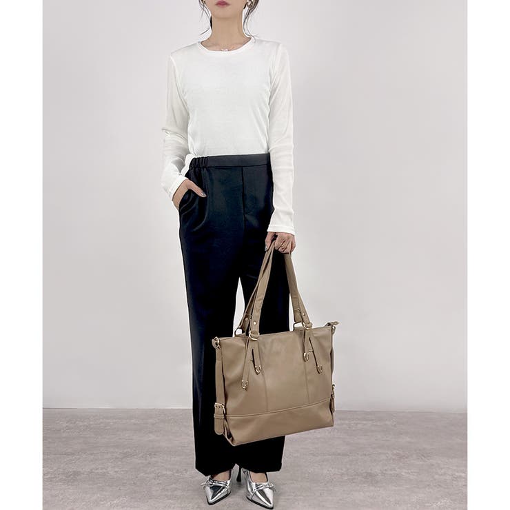 【2025AW新作】ネックが選べる長袖ベーシックリブTシャツ | CLOTHY | 詳細画像44 