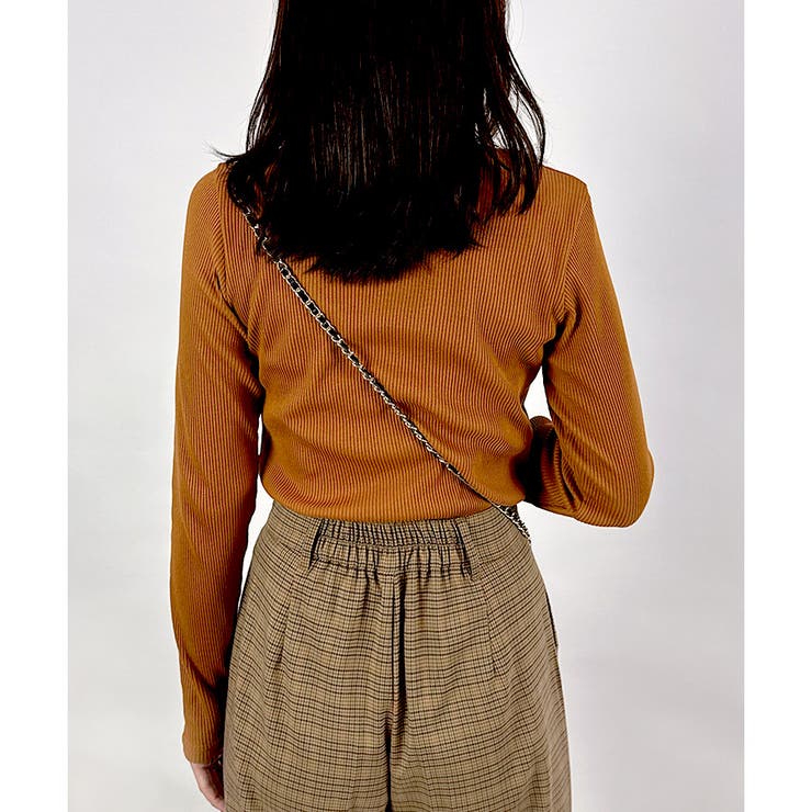 【2025AW新作】ネックが選べる長袖ベーシックリブTシャツ | CLOTHY | 詳細画像51 