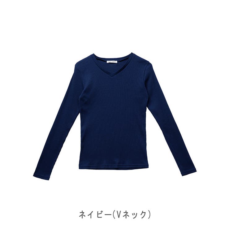 【2025AW新作】ネックが選べる長袖ベーシックリブTシャツ | CLOTHY | 詳細画像79 
