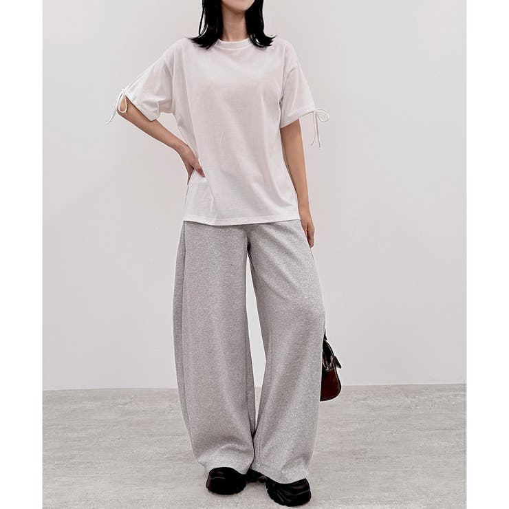 【2026SS新作】さらさら天竺袖リボンT | CLOTHY | 詳細画像14 