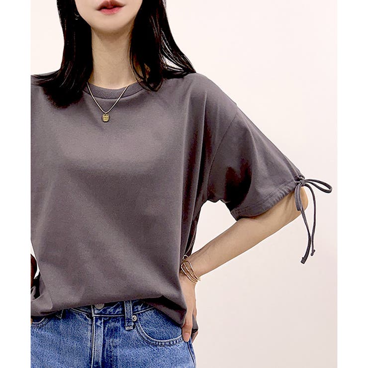 【2026SS新作】さらさら天竺袖リボンT | CLOTHY | 詳細画像16 