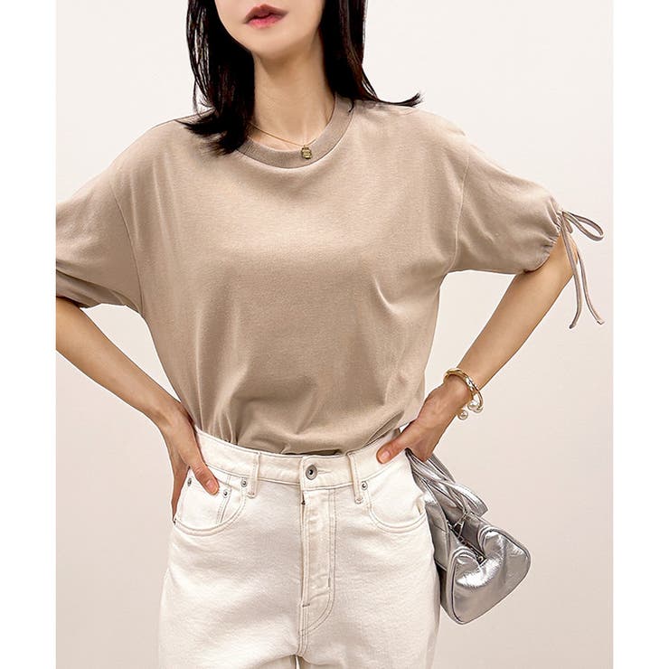 【2026SS新作】さらさら天竺袖リボンT | CLOTHY | 詳細画像7 