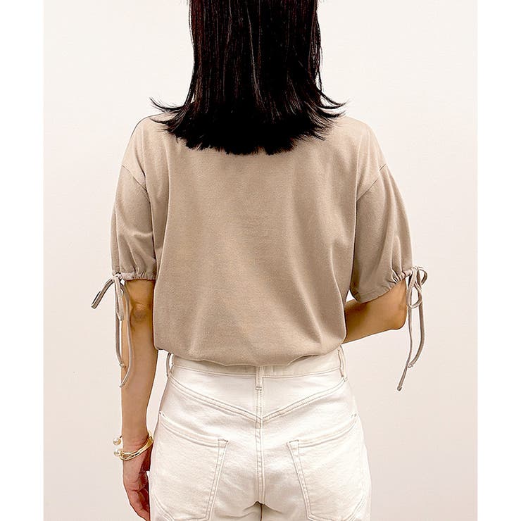 【2026SS新作】さらさら天竺袖リボンT | CLOTHY | 詳細画像9 