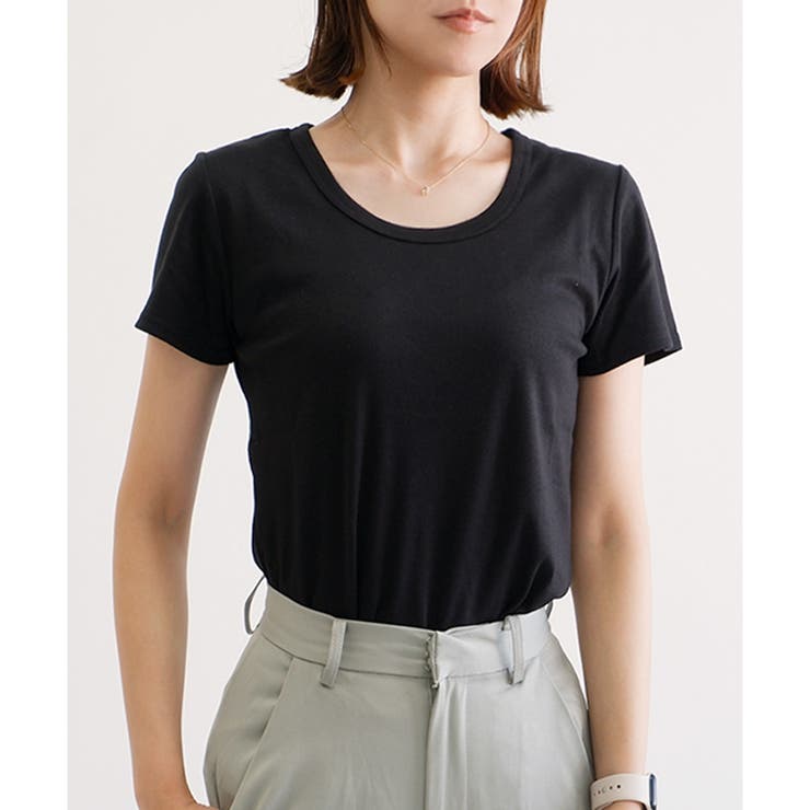  ★スキニー 半袖 クルーネック Tシャツ★3色 3枚組 ピエクレックス クルーネックTシャツ 半袖（薄手） | ピエ