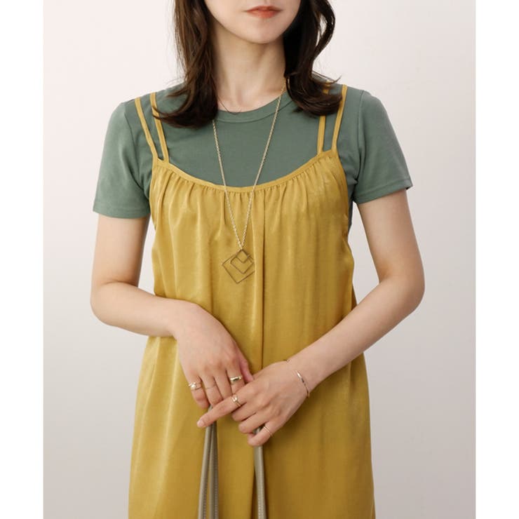 オリーブ | 【スムース】半袖クルーネックTシャツ | CLOTHY