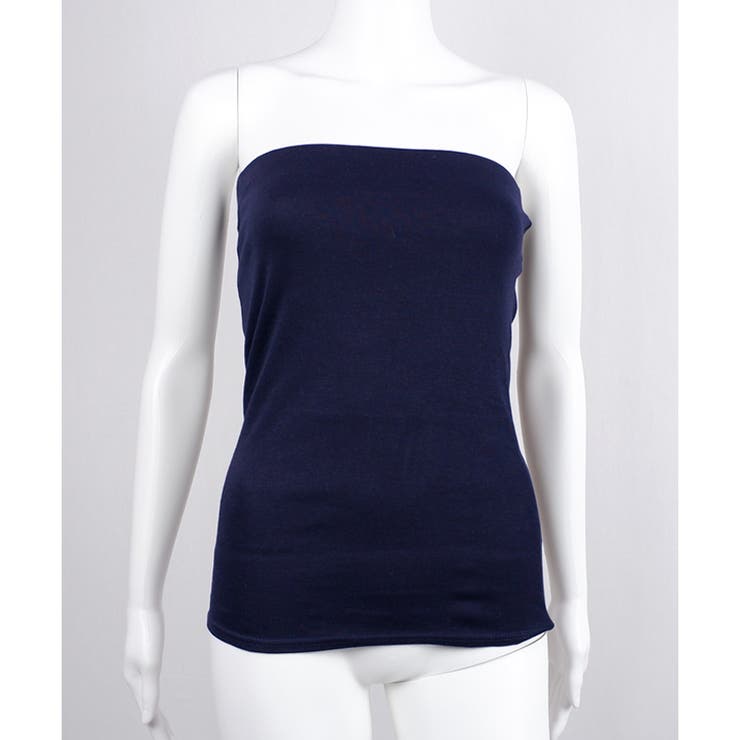 ベアトップ/チューブトップ meer. Tuck pleat bustier ベアトップ チューブトップ ニット シンプル カジュアル