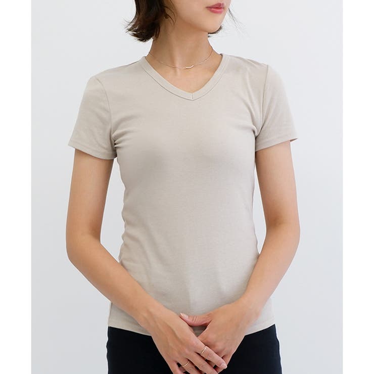 tシャツ 「The Essential Collection」コットンスムース半袖Tシャツ レディース L】【The Essential Collection】コットンスムース半袖Tシャツ