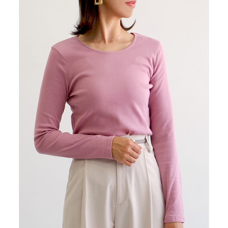 コットン100％】長袖クルーネックTシャツ[品番：LOSW0000137]｜CLOTHY