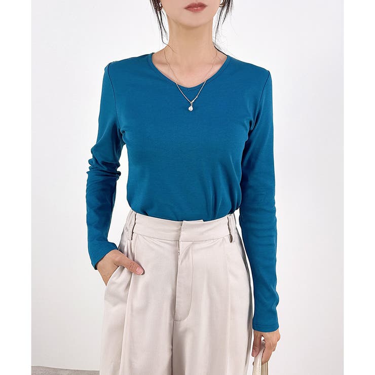 【コットン100％】長袖VネックTシャツ | CLOTHY | 詳細画像18 