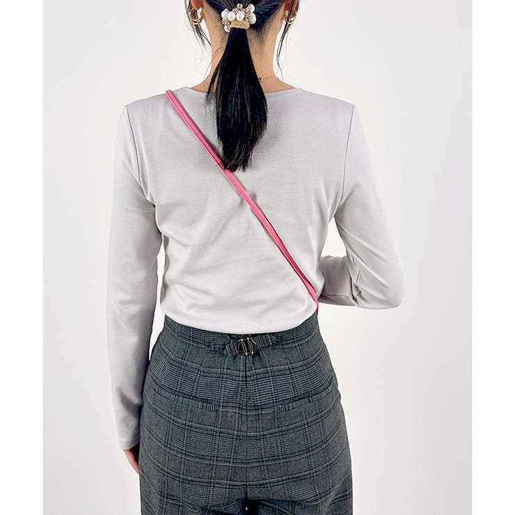 【コットン100％】長袖VネックTシャツ | CLOTHY | 詳細画像22 