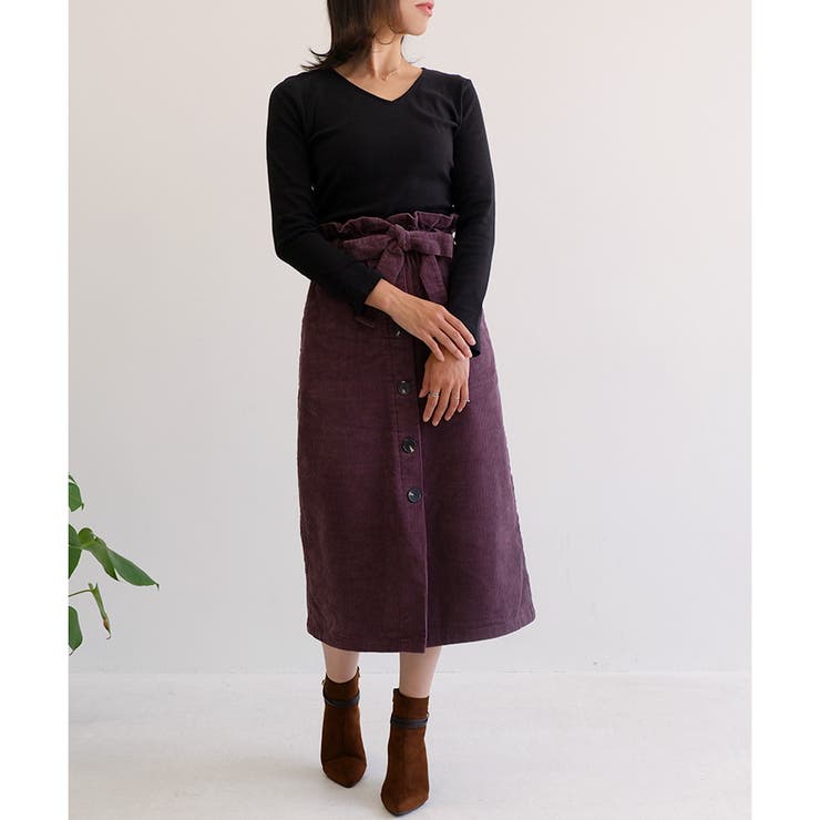 【コットン100％】長袖VネックTシャツ | CLOTHY | 詳細画像30 