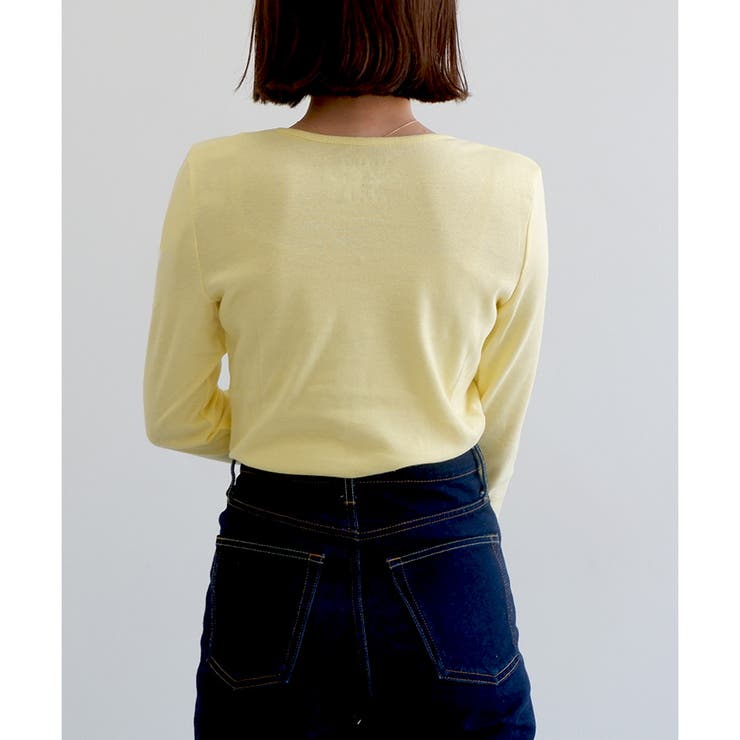 【コットン100％】長袖VネックTシャツ | CLOTHY | 詳細画像35 