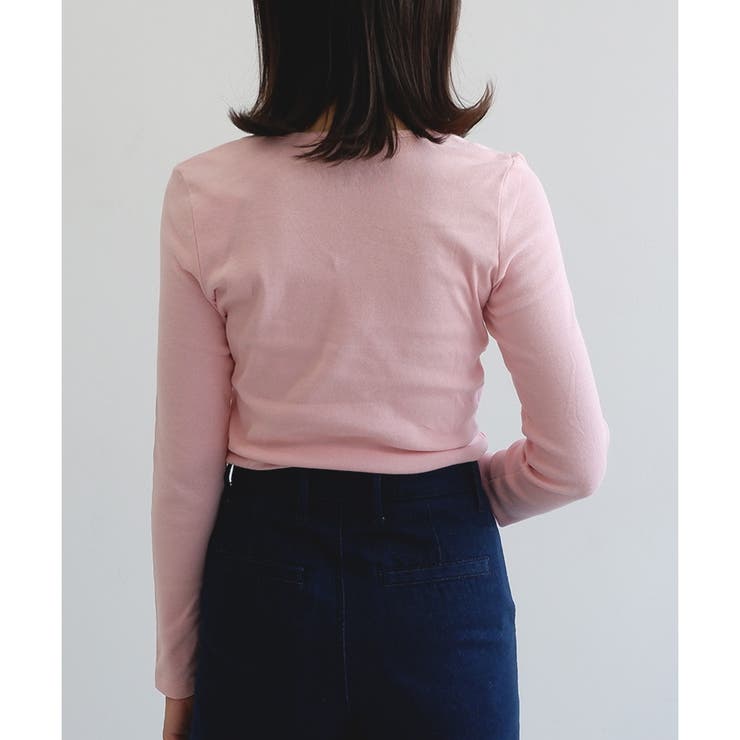 【コットン100％】長袖VネックTシャツ | CLOTHY | 詳細画像38 