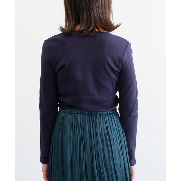 【コットン100％】長袖VネックTシャツ | CLOTHY | 詳細画像44 