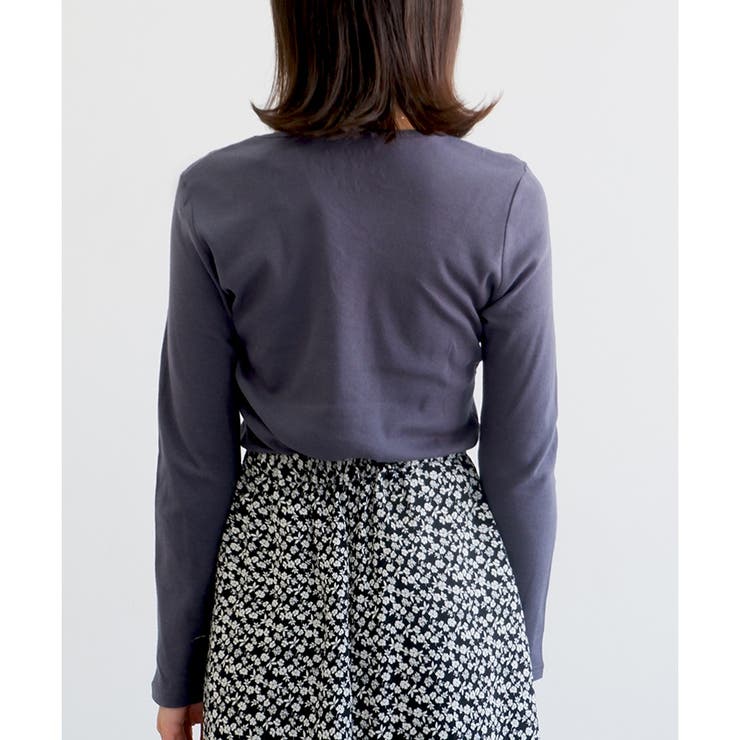 【コットン100％】長袖VネックTシャツ | CLOTHY | 詳細画像49 