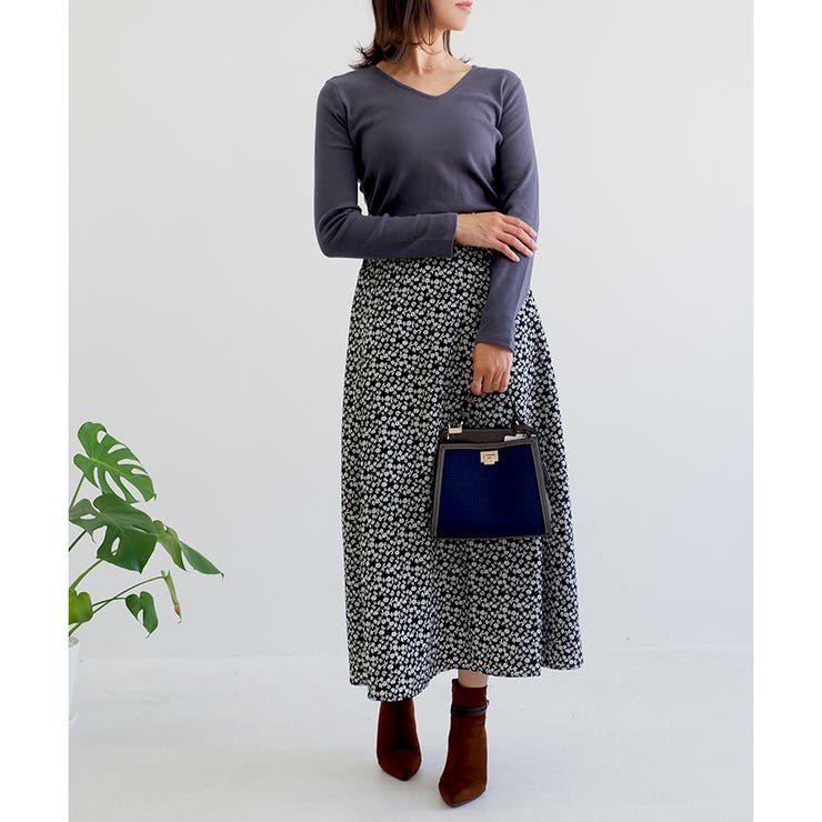 【コットン100％】長袖VネックTシャツ | CLOTHY | 詳細画像50 