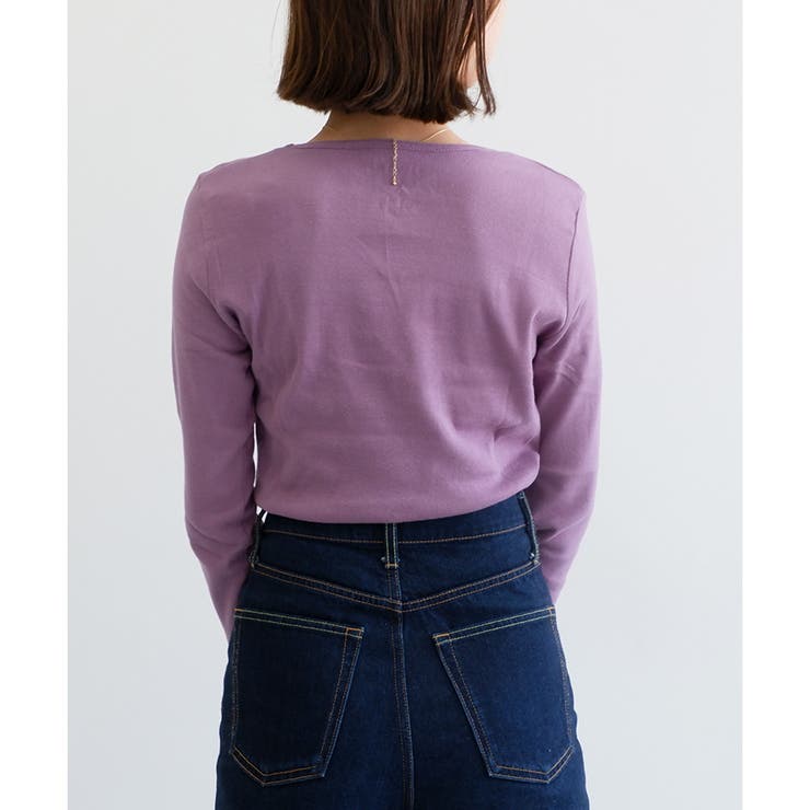 【コットン100％】長袖VネックTシャツ | CLOTHY | 詳細画像52 