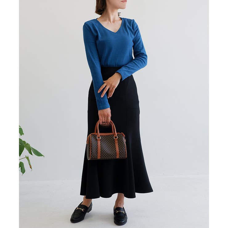 【コットン100％】長袖VネックTシャツ | CLOTHY | 詳細画像60 