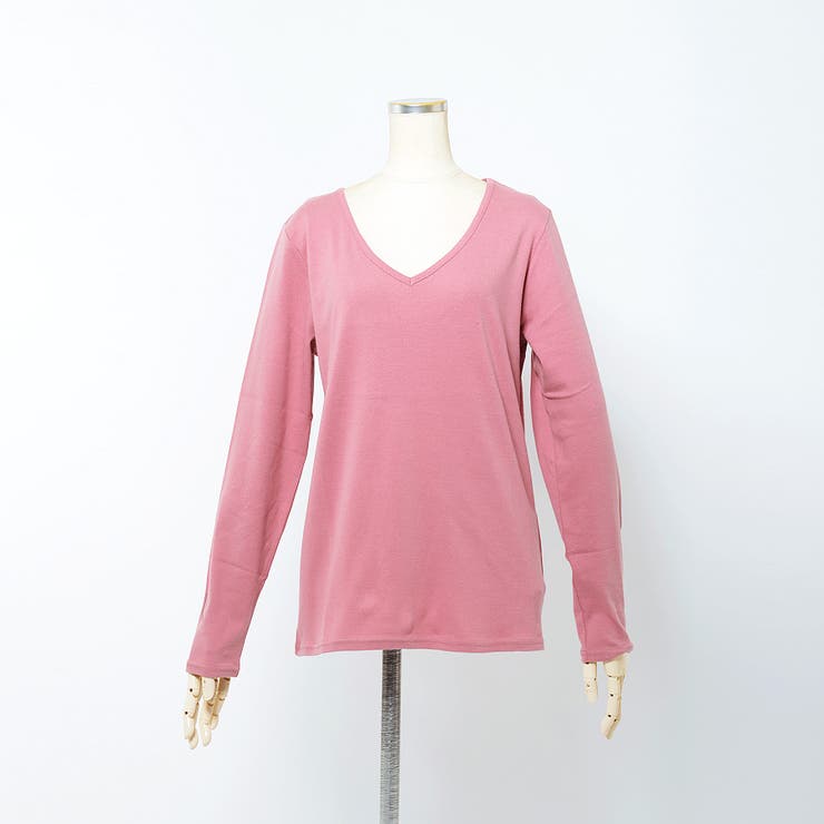 【コットン100％】長袖VネックTシャツ | CLOTHY | 詳細画像64 