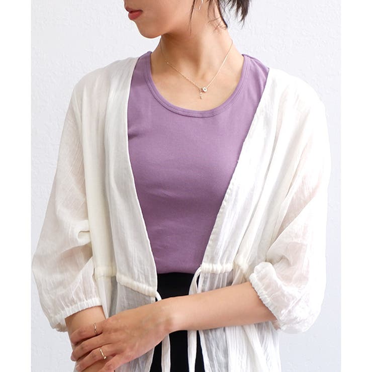 Clu(クルー) 100%コットン　ドロワー drawer購入　タンクトップ Clu(クルー) 100%コットン ドロワー drawer購入 タンクトップ
