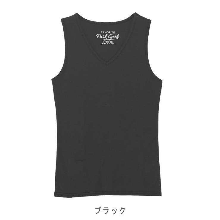 最高の コットン100％】Vネックタンクトップ[品番：LOSW0000122 トップス