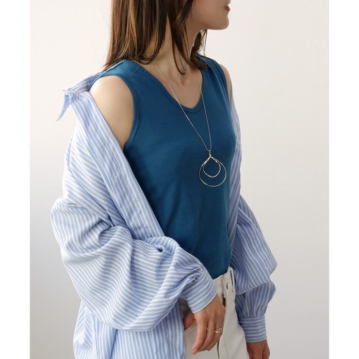 【コットン100％】Vネックタンクトップ | CLOTHY | 詳細画像30 