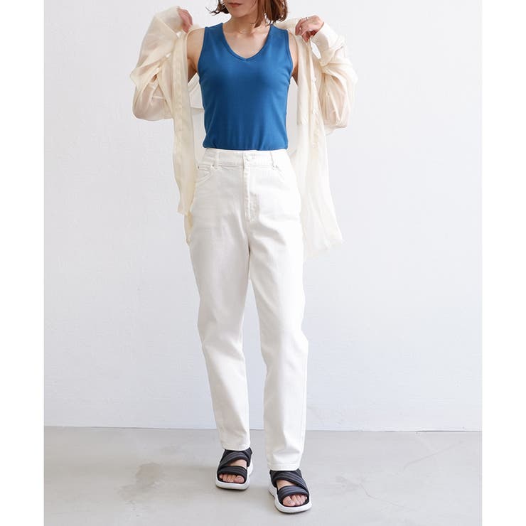 【コットン100％】Vネックタンクトップ | CLOTHY | 詳細画像32 