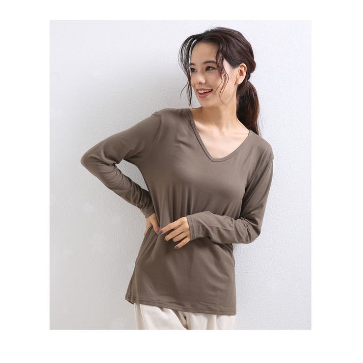 【プラズマヒート】Vネックヒートインナー | CLOTHY | 詳細画像28 