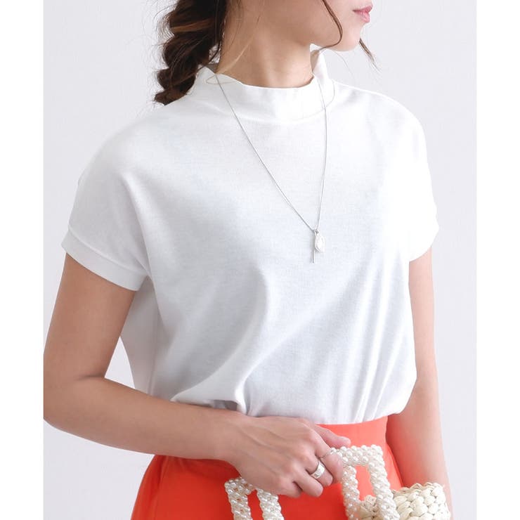 スムース】モックネックTシャツ[品番：LOSW0000758]｜CLOTHY