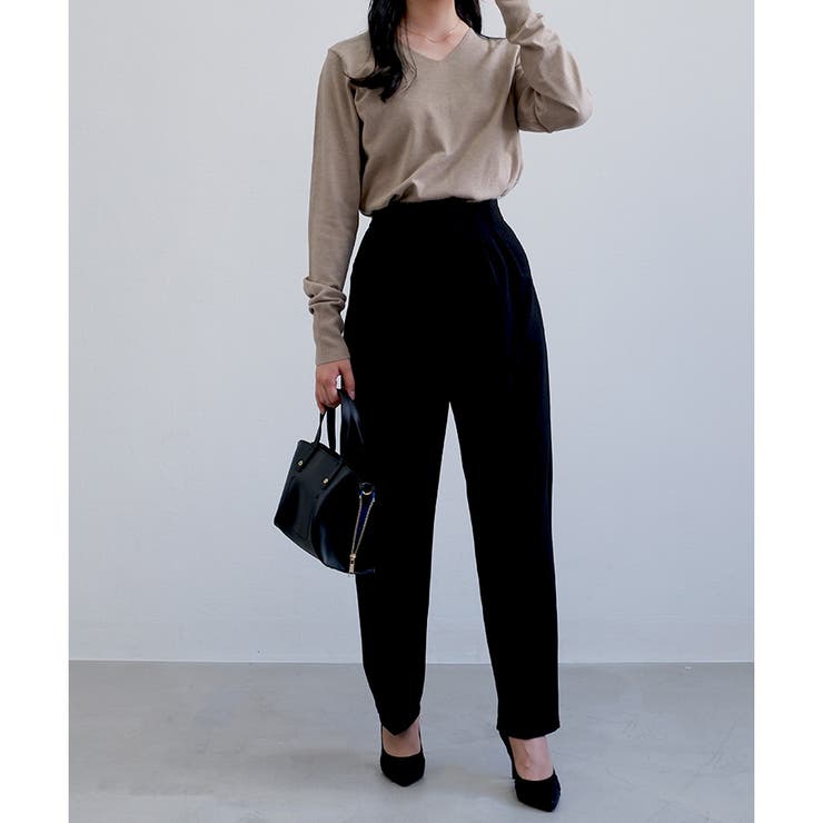 【もちもちニット】Vネックニット | CLOTHY | 詳細画像20 