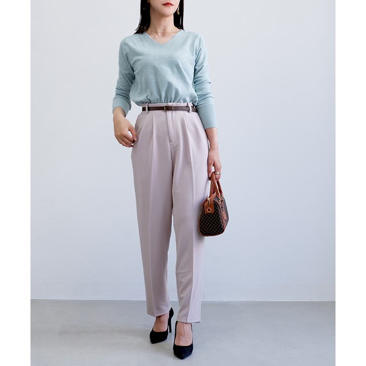 【もちもちニット】Vネックニット | CLOTHY | 詳細画像26 