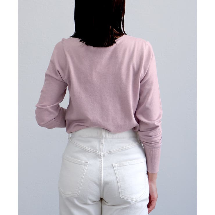 【もちもちニット】Vネックニット | CLOTHY | 詳細画像29 