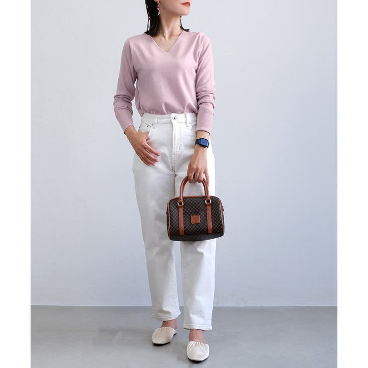 【もちもちニット】Vネックニット | CLOTHY | 詳細画像30 