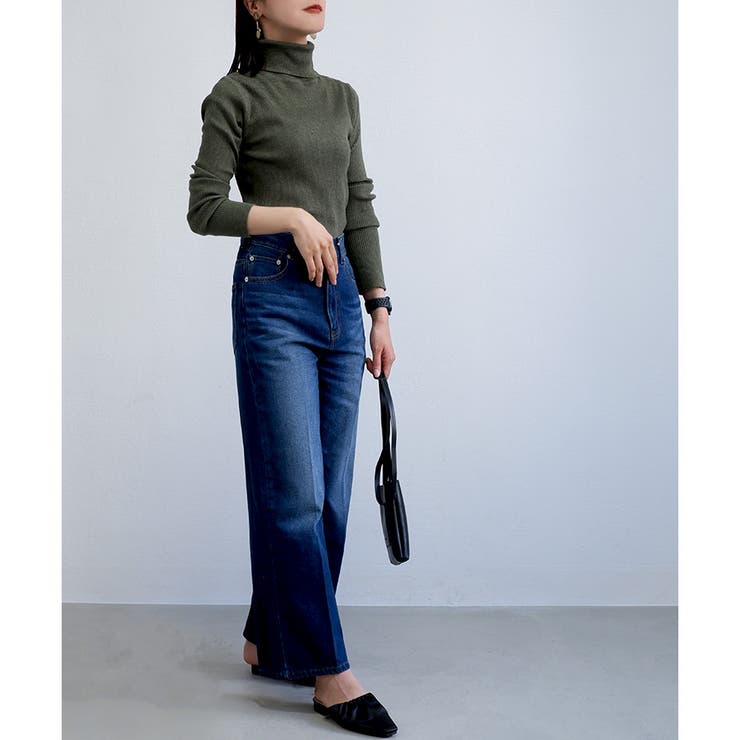 ■残りわずか■タートルネックリブニット | CLOTHY | 詳細画像19 