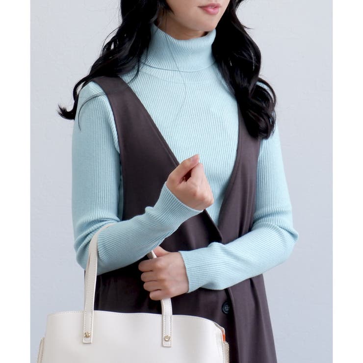 ■残りわずか■タートルネックリブニット | CLOTHY | 詳細画像25 