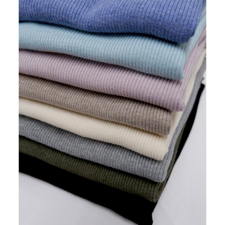 ■残りわずか■タートルネックリブニット | CLOTHY | 詳細画像5 