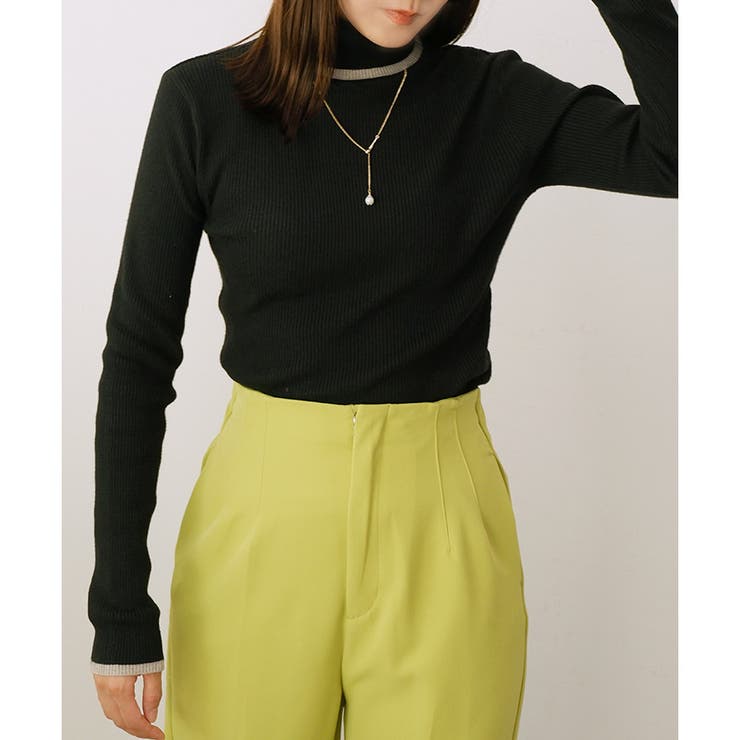 【2024AW新作】配色ラインリブニット | CLOTHY | 詳細画像25 