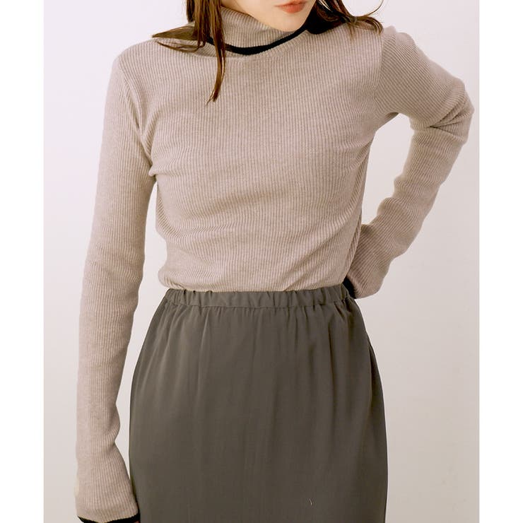 【2024AW新作】配色ラインリブニット | CLOTHY | 詳細画像39 