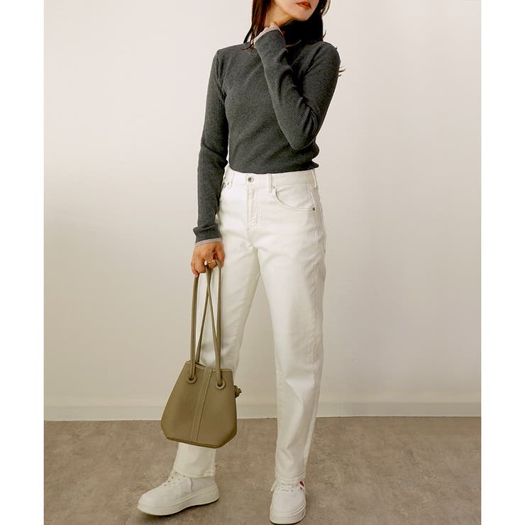 【2024AW新作】配色ラインリブニット | CLOTHY | 詳細画像54 